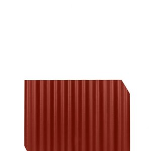 Черепица фиброцементная Тисма 40/150-8-865х1130х5,8 красный