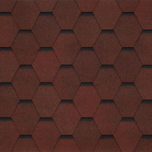 Черепица гибкая Tegola Garda rosso 409 (красный)