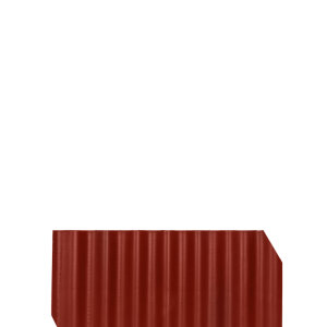 Черепица фиброцементная Тисма 40/150-8-575х1130х5,8 красный