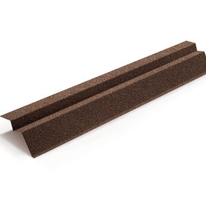 Планка карнизная для композитной черепицы Metrotile кофе (1,355м)